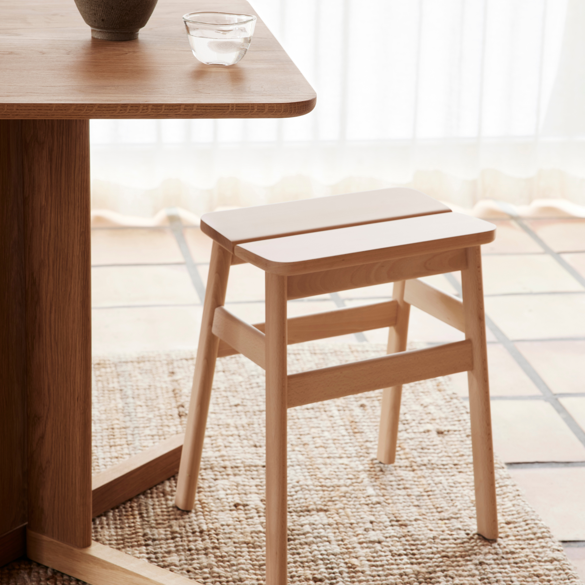 Trefoil Square Table